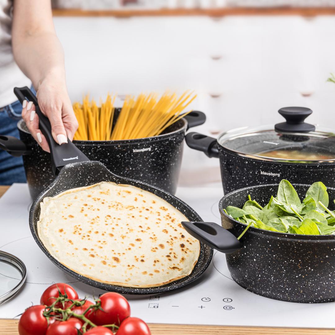 Klausberg Pots and – Marbled Nonstick Cookware Set, 7-Piece Set by Klausberg – image 9