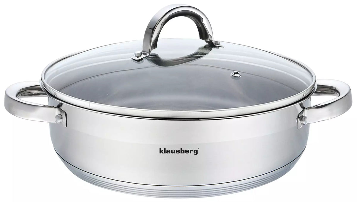 Pots and – Steel pot, 28 cm diameter, 6 L, Klausberg - Carlat