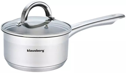 Pots and – Steel saucepan, 14 cm diameter, 1 liter, Klausberg - Carlat
