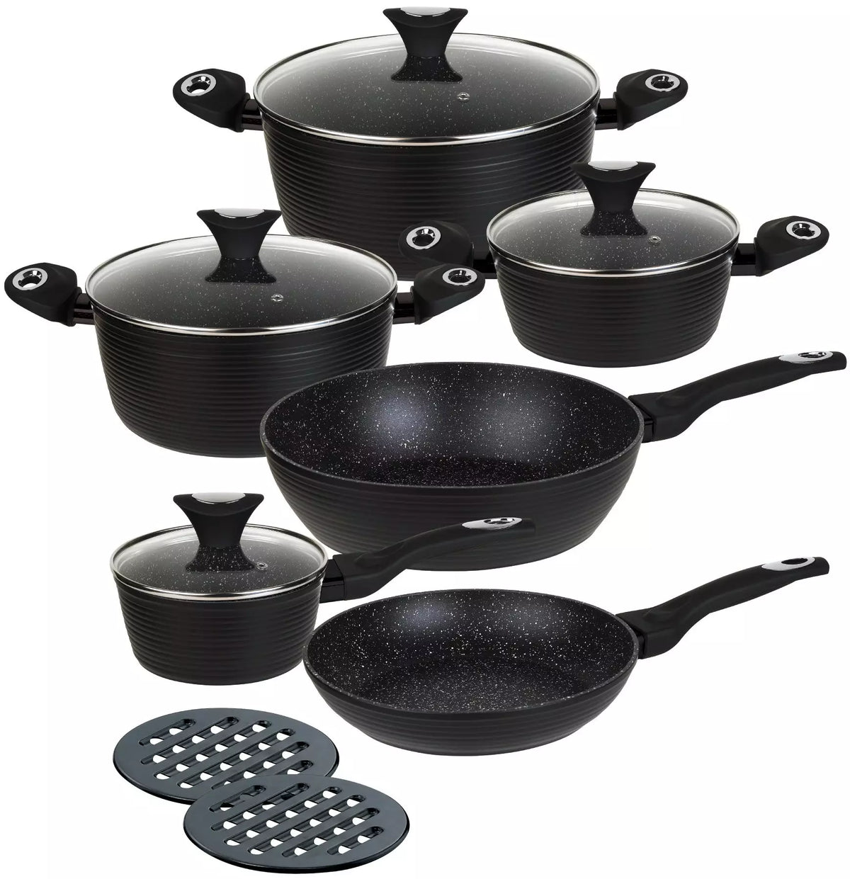Klausberg Pots and cookware sets – 12-piece cookware set, Klausberg