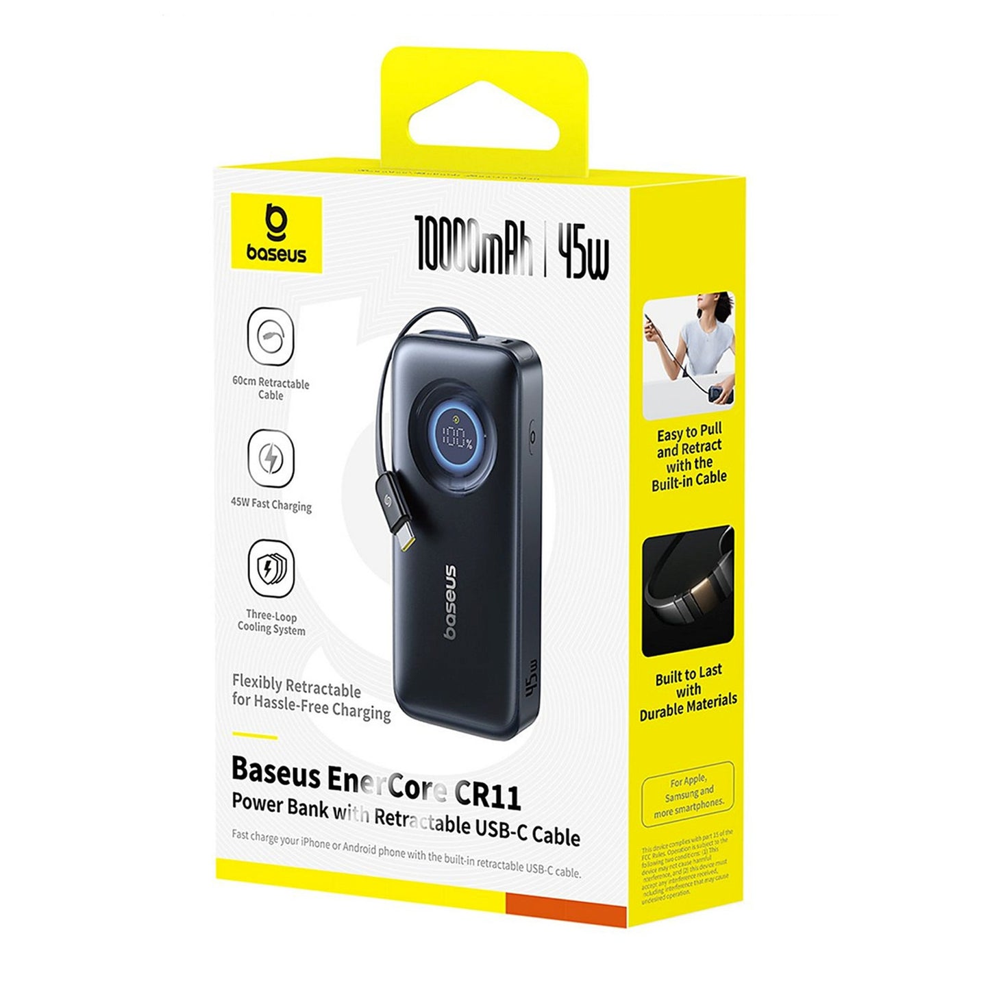 Power Banks – Powerbank 10000mAh 45W USB-C EnerCore CR11 with - Carlat