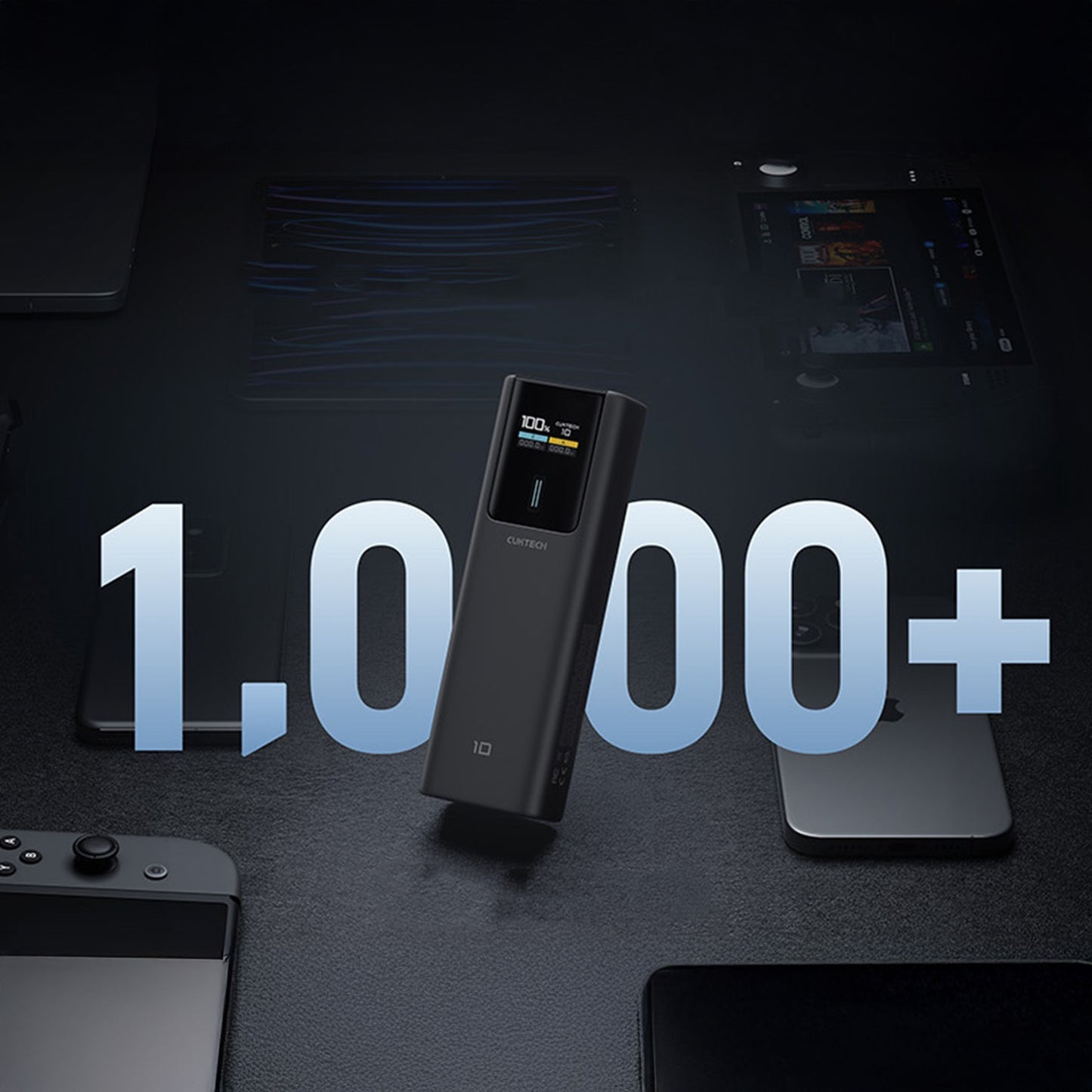 Power Banks – Powerbank 25000mAh USB-C USB-A 210W - black - Carlat