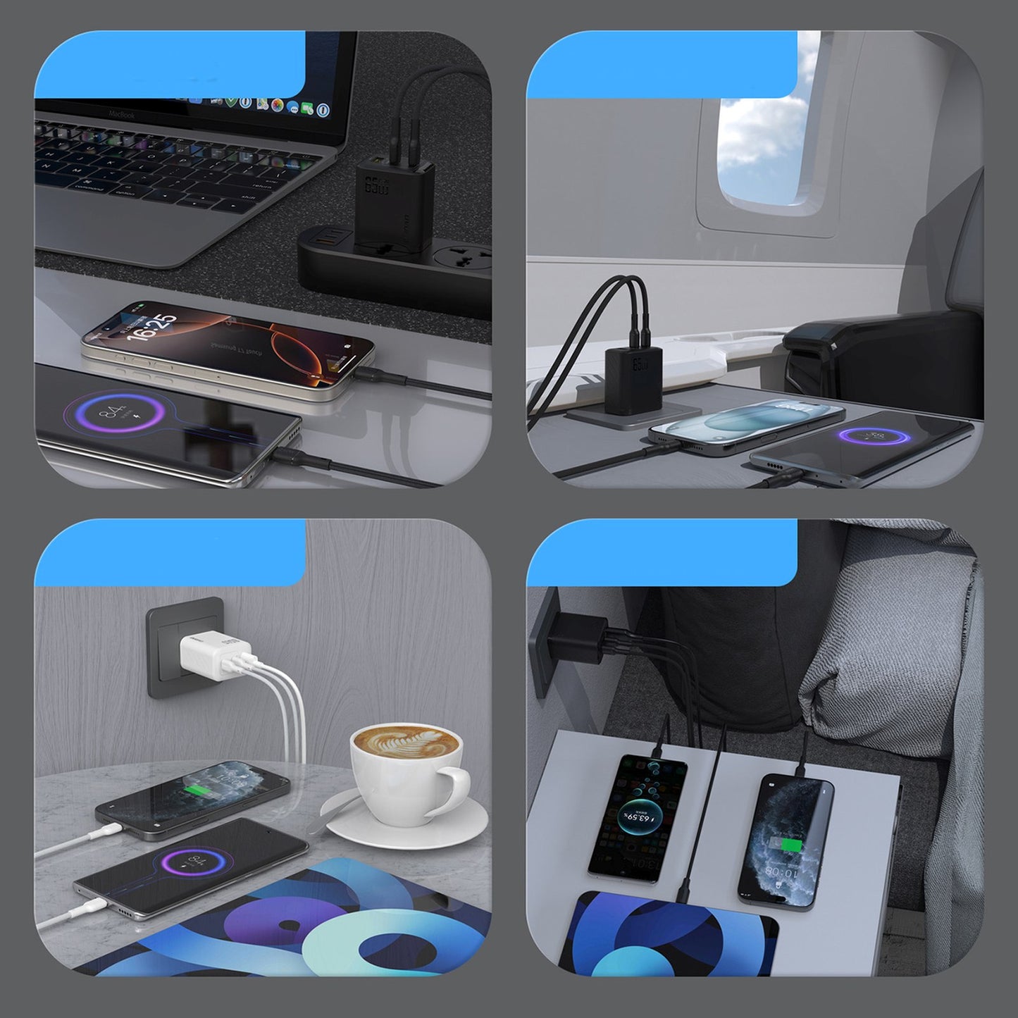 Power Supply Enclosures – A29 GaN USB-C USB-A 65W wall - Carlat