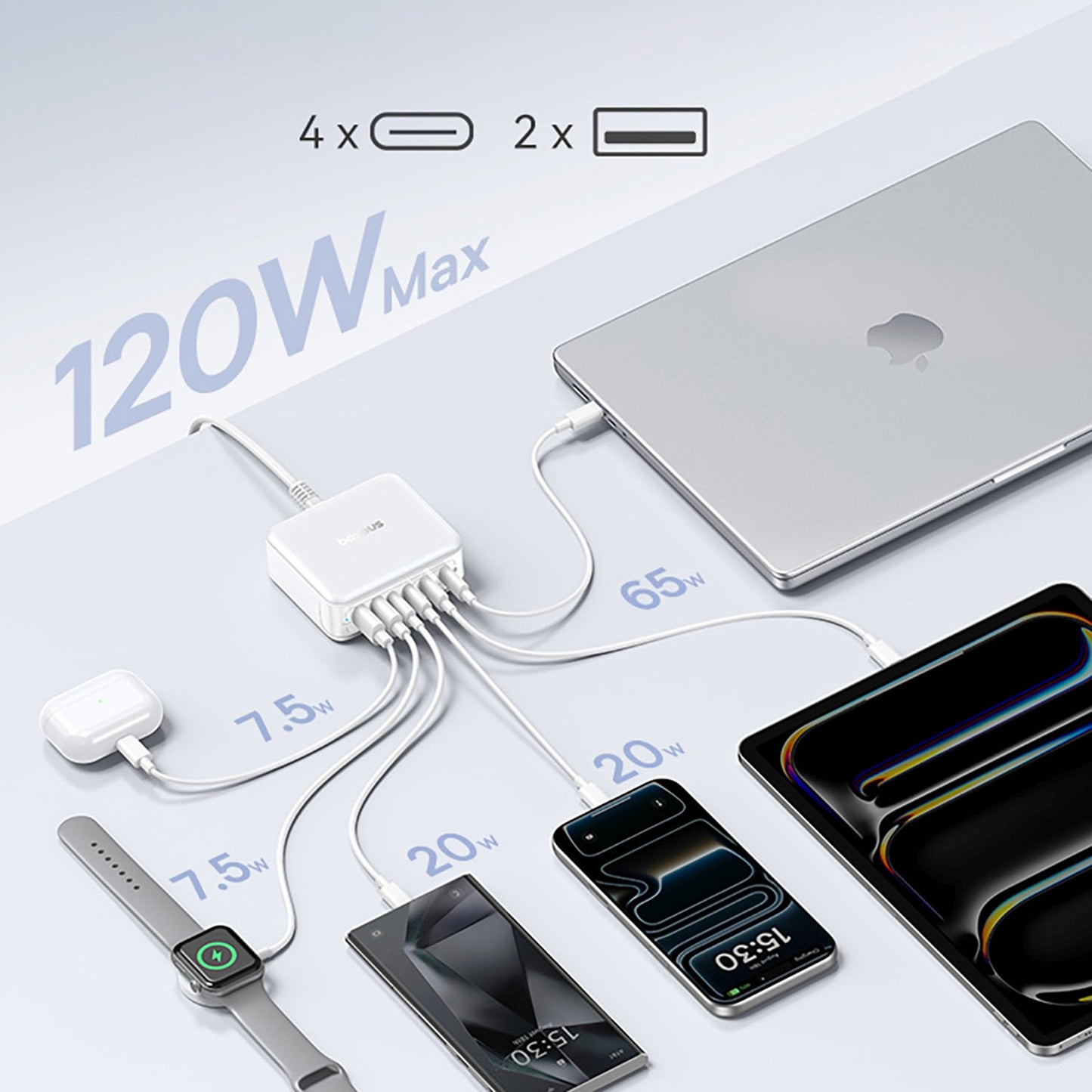 Power Supply Enclosures – EnerFill FH21 120W USB-A USB-C charging - Carlat