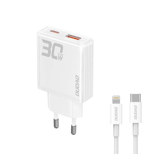 Power Supply Enclosures – GaN A30EUL 30W USB-A USB-C mains - Carlat