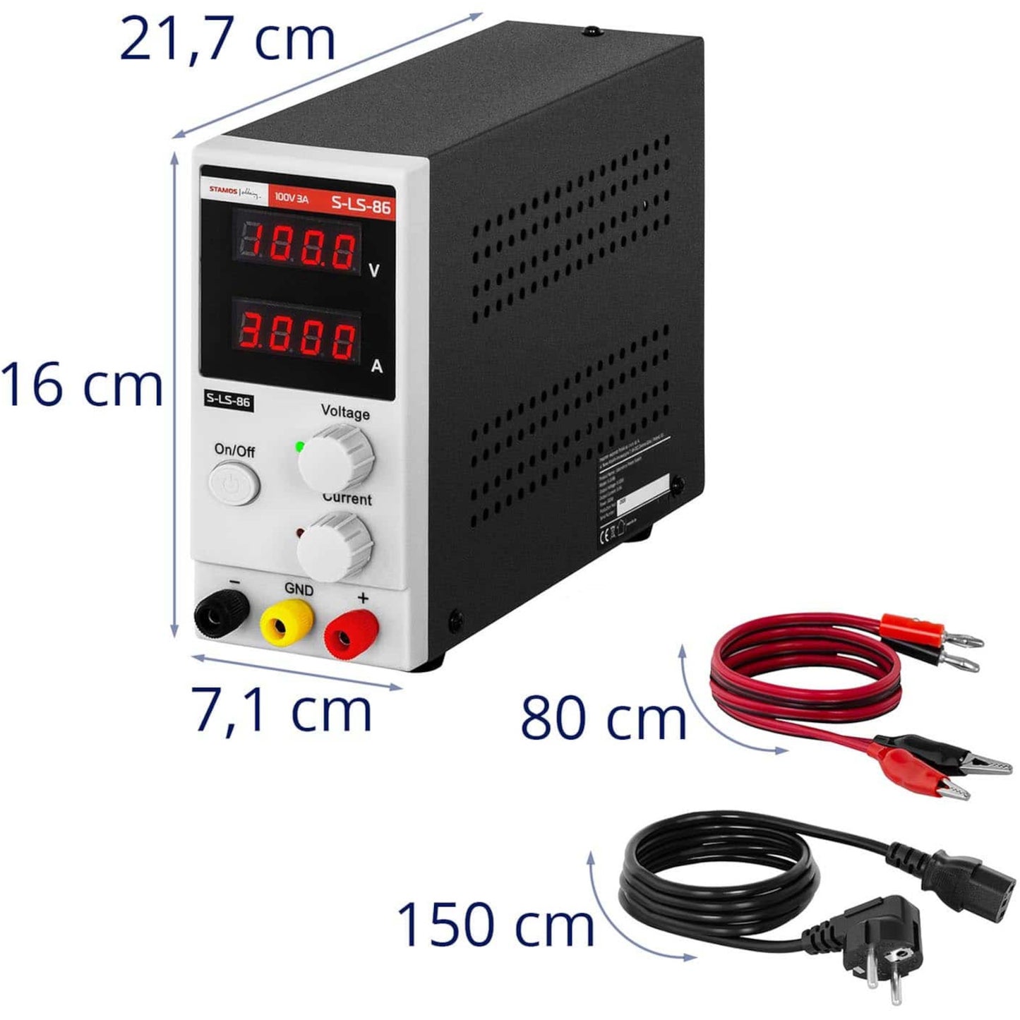 Power Supply Enclosures – Laboratory service power supply regulated 0-100 - Carlat