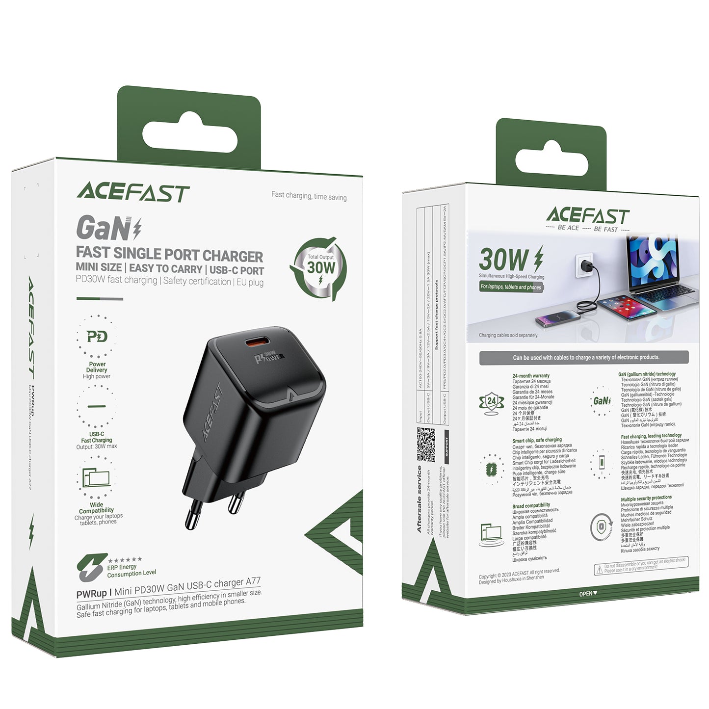 Power Supply Enclosures – Mini GaN PD 30W USB-C charger, - Carlat