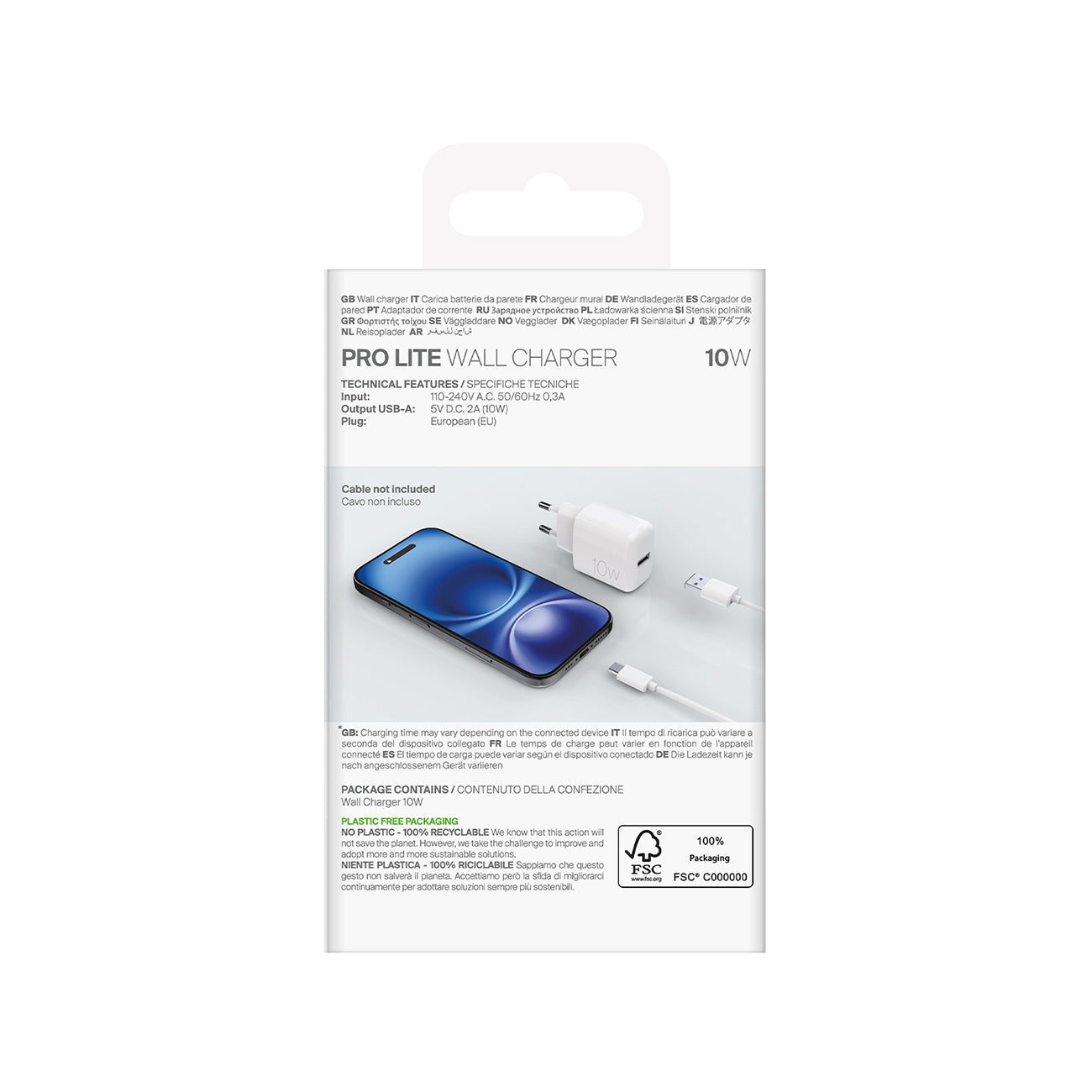 Power Supply Enclosures – USB-A PROLITE 10W wall charger - Carlat