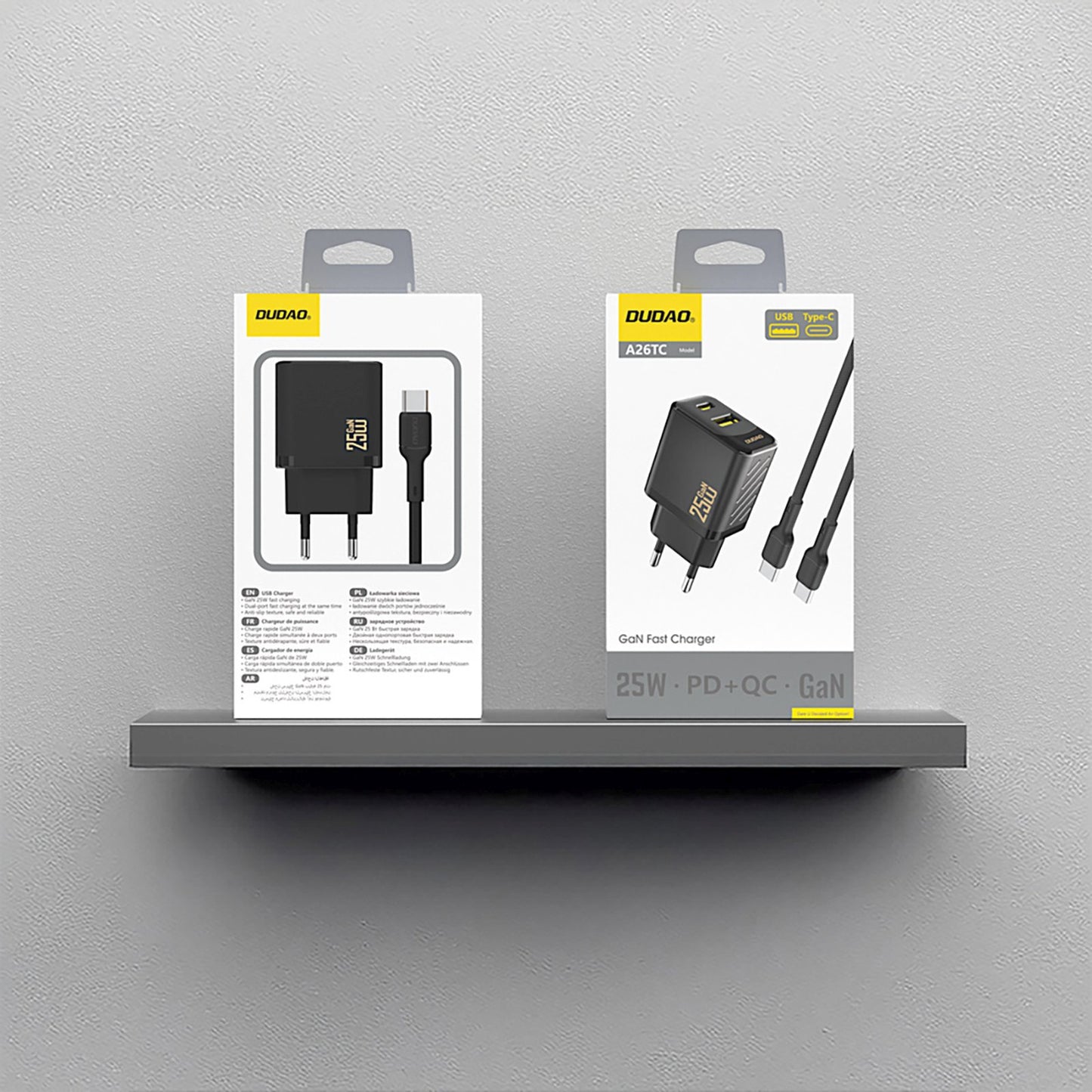 Power Supply Enclosures – USB-A USB-C wall charger with USB-C - Carlat