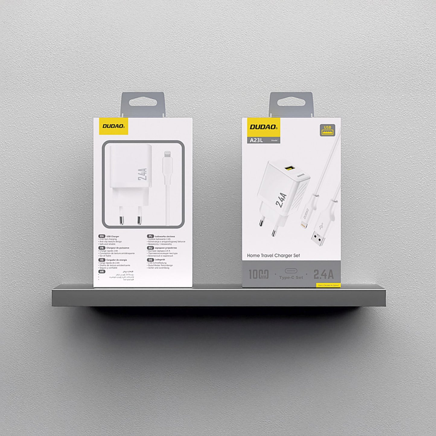 Power Supply Enclosures – USB-A wall charger with USB-A cable - Carlat