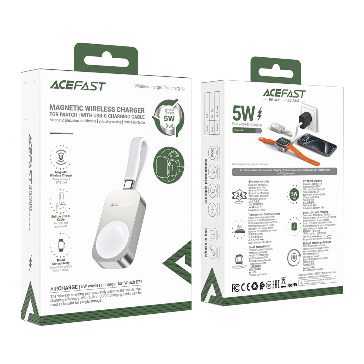 Power Supply Enclosures – Wireless charger for Apple Watch 5W - Carlat