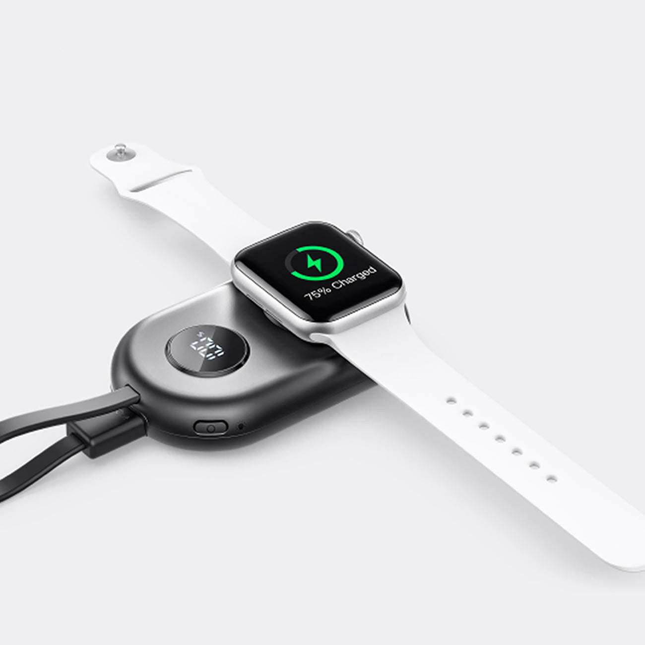 Powerbank for smartwatches 5000mAh USB-C Lightning - black - Carlat
