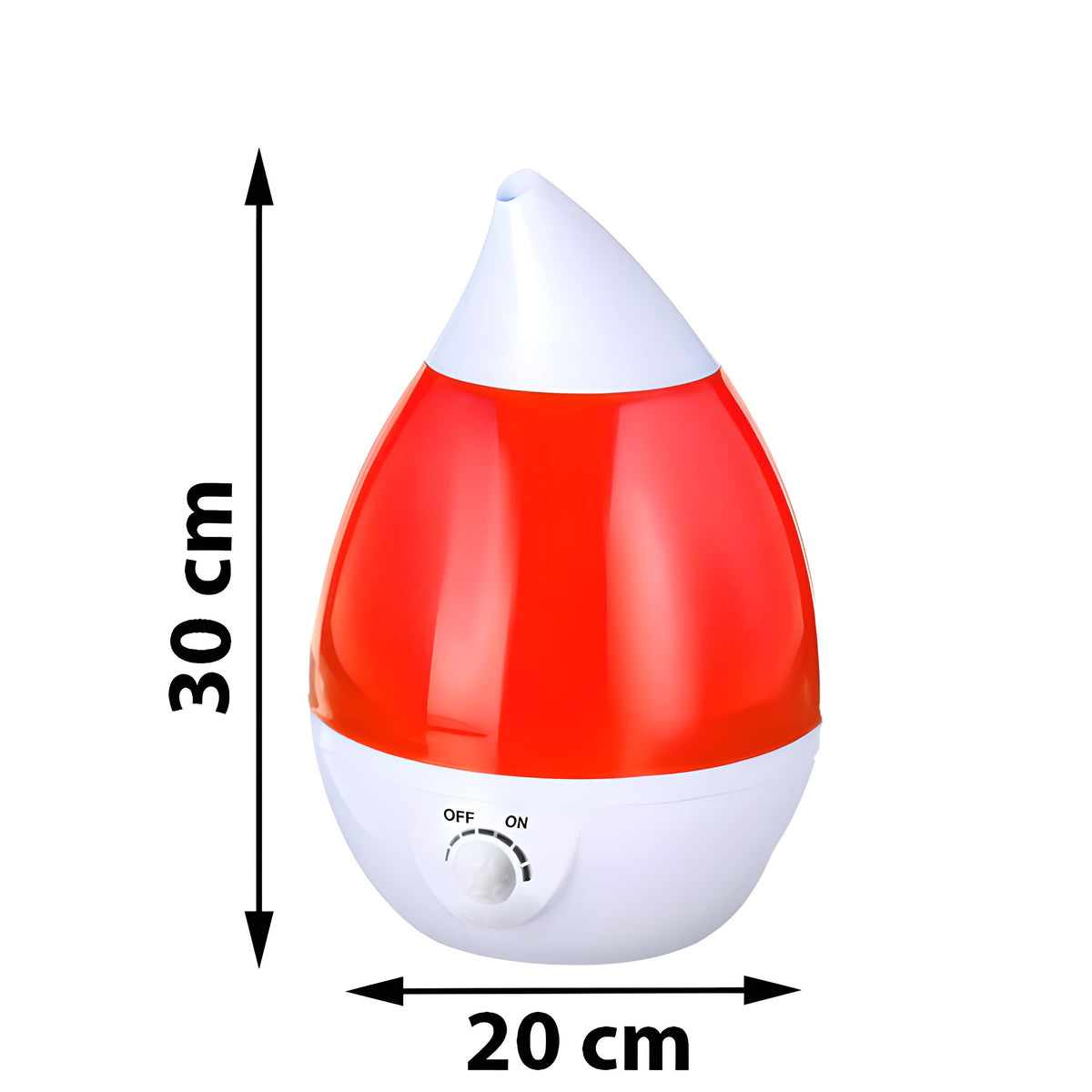 Quiet Air Humidifier with Diffuser, 7-Color LED Light, 25W, Ionizer, 2.6L - E683 - Carlat