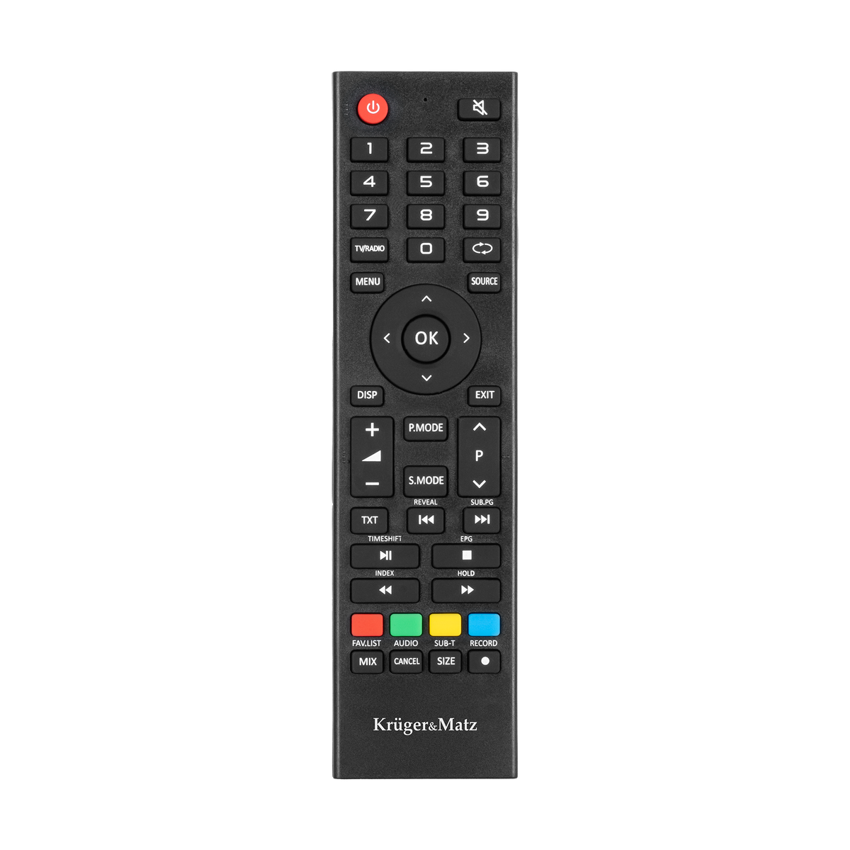 Kruger&Matz Remote controls for – Kruger and Matz KM0224-T5 TV Remote Control