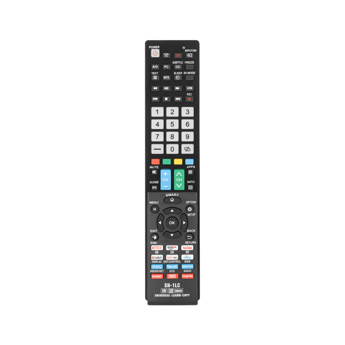 Remote controls for – Universal Remote Control for SHARP LED/LCD TVs - Carlat