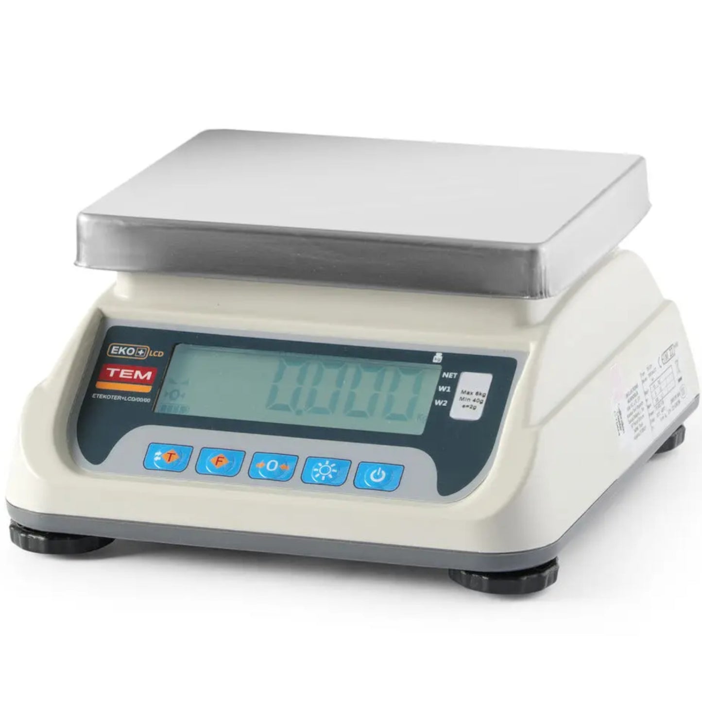 Retail – Commercial kitchen scale with verification M LCD RS232 - Carlat