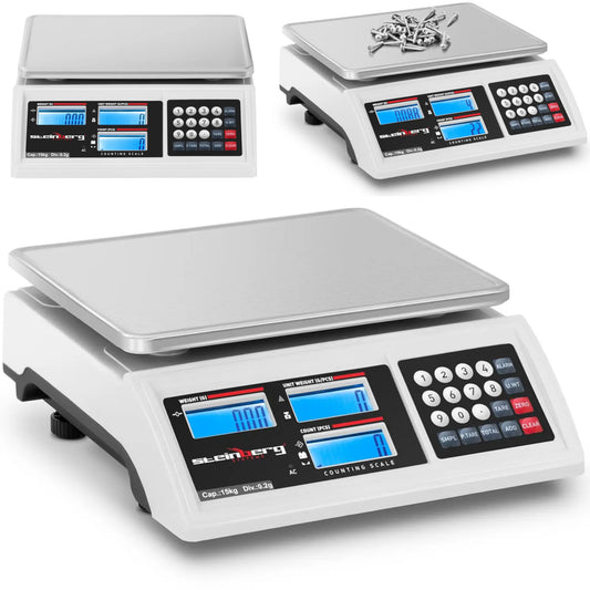 Retail – Commercial shop scale counting LCD RS232 15000 g - Carlat