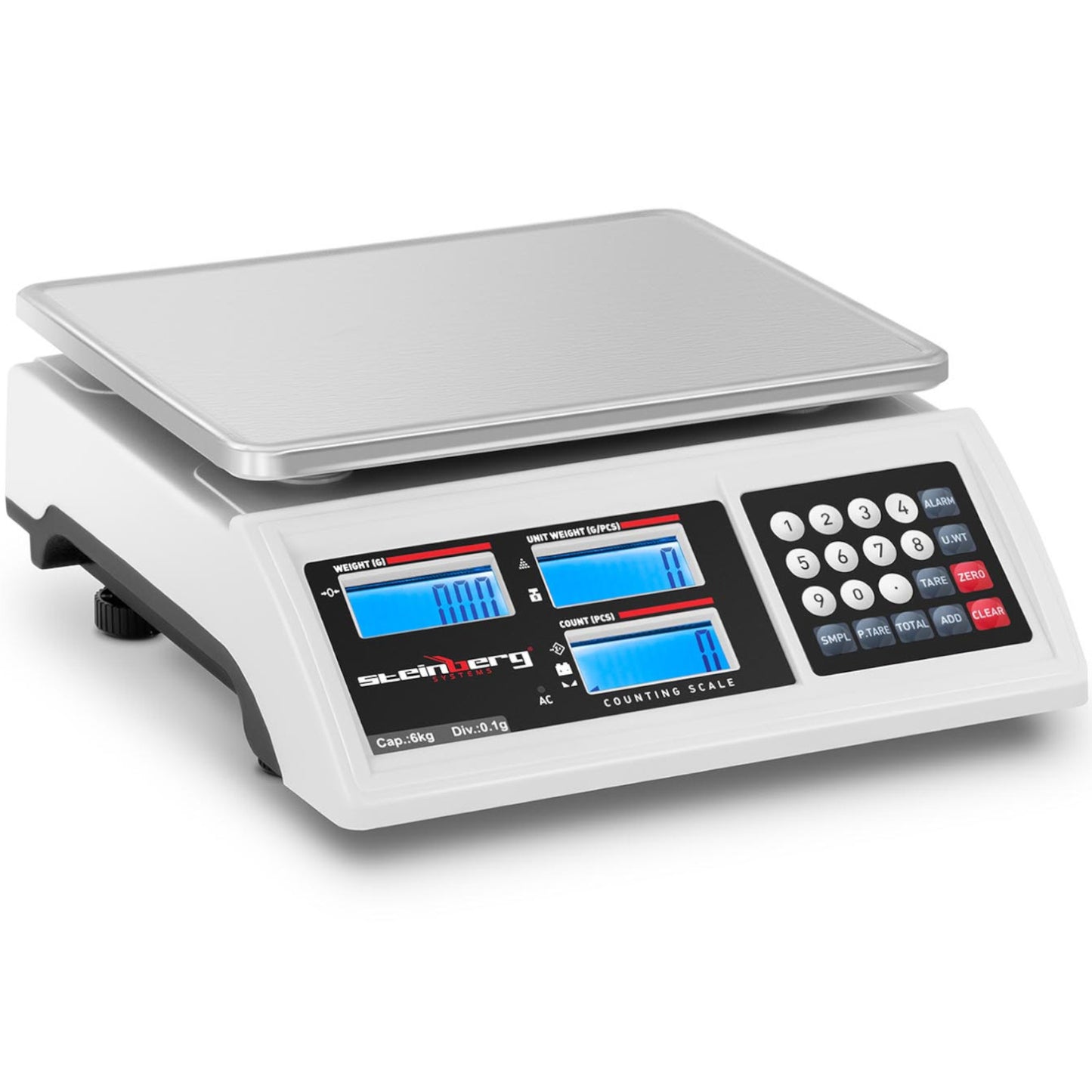 Retail – Commercial shop scale counting LCD RS232 6000 g - Carlat