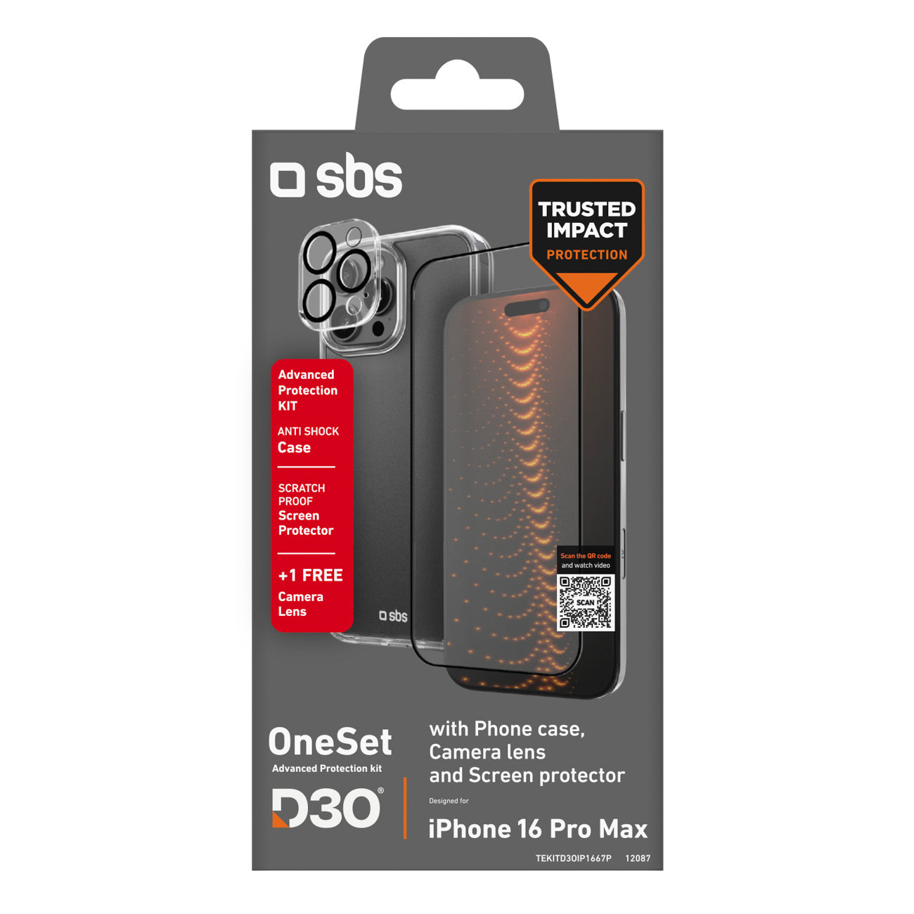 Retail Display Cases – 3in1 protective set for iPhone 16 - Carlat