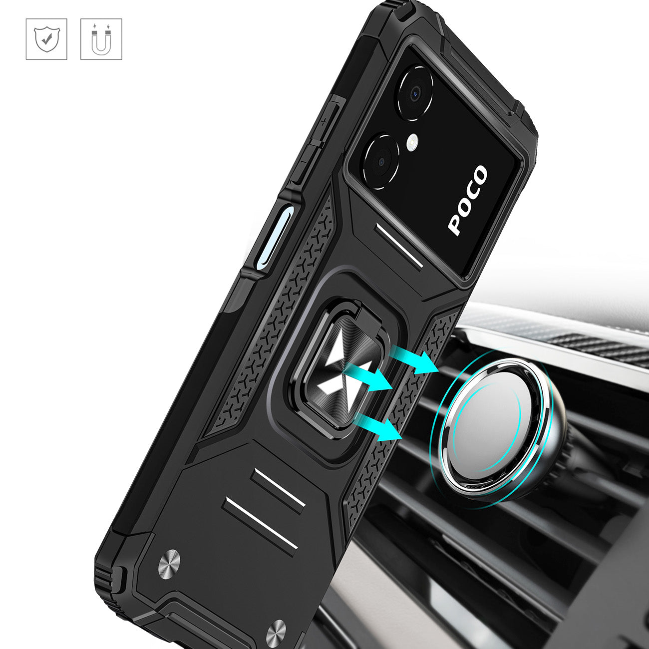 Retail Display Cases – Armored case for Samsung Galaxy A03, - Carlat