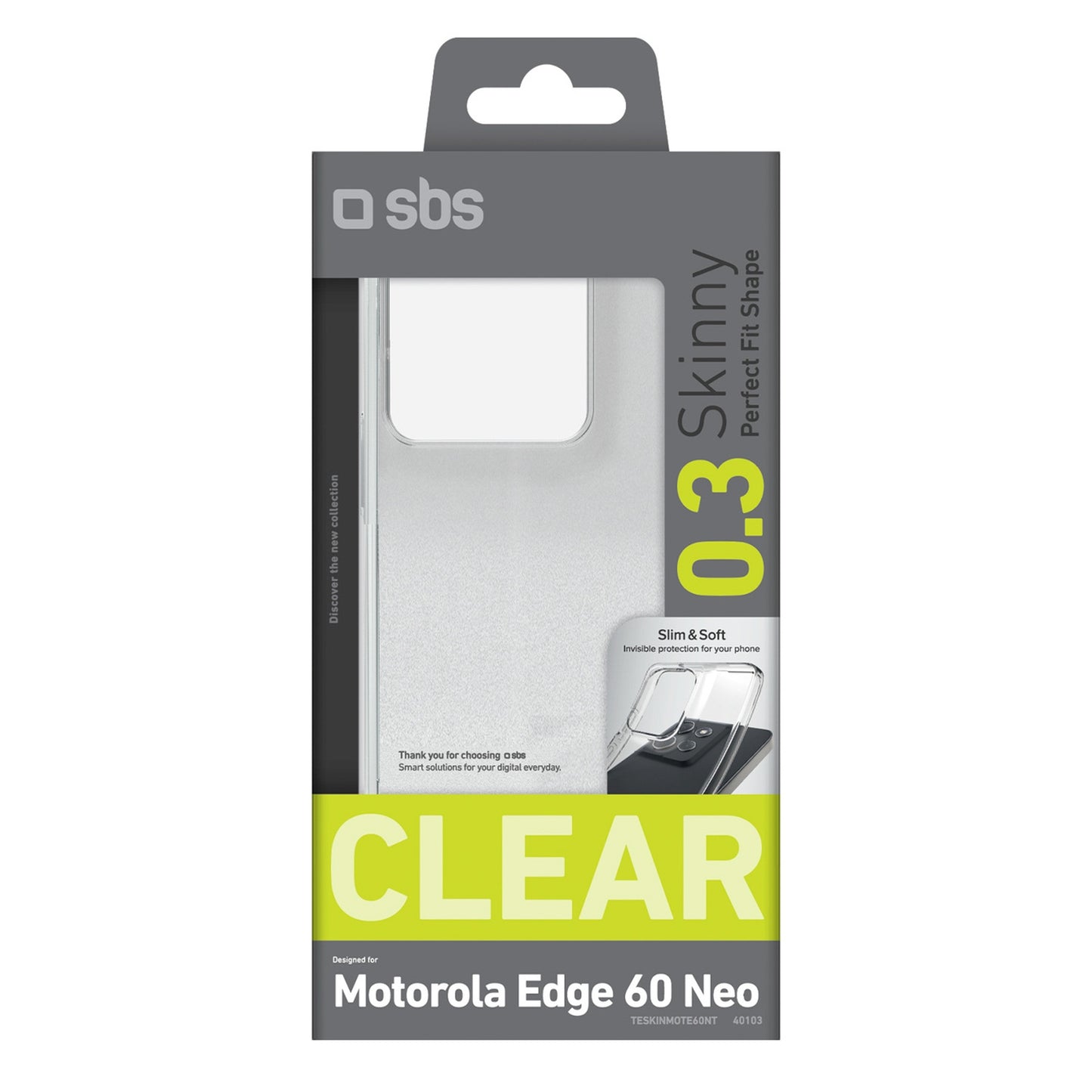 Retail Display Cases – Case cover for Motorola Edge 60 - Carlat