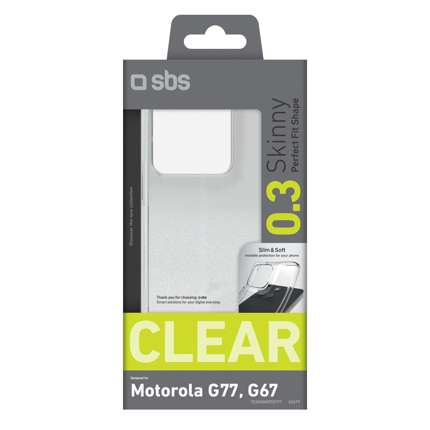 Retail Display Cases – Case cover for Motorola Moto G77 - Carlat