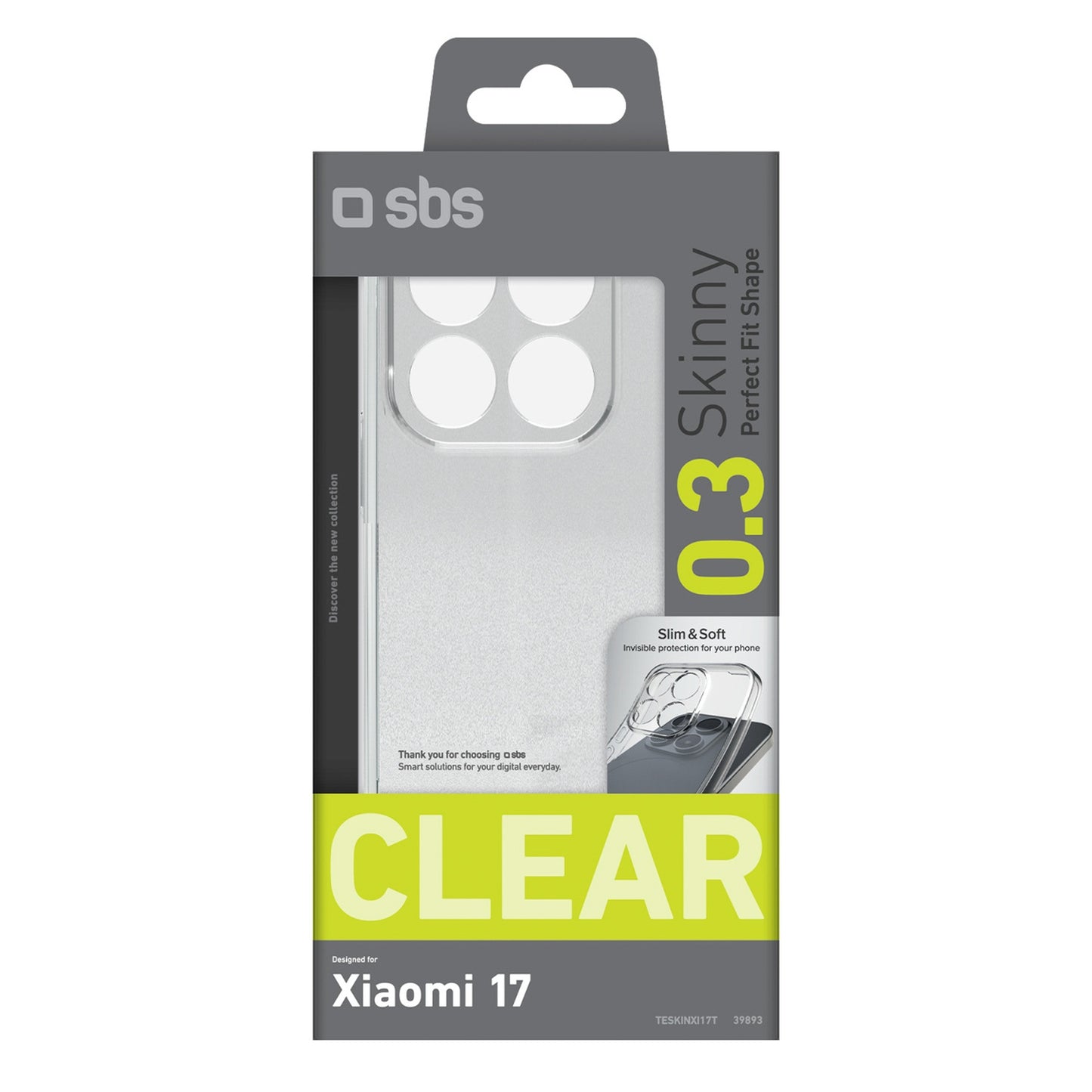 Retail Display Cases – Case cover for Xiaomi 17 Skinny - Carlat