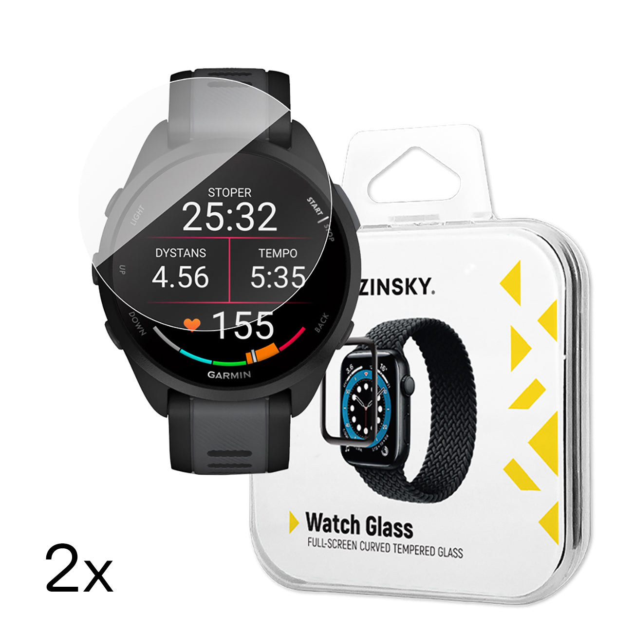 Retail Display Cases – Tempered glass for Garmin Forerunner 165 - Carlat