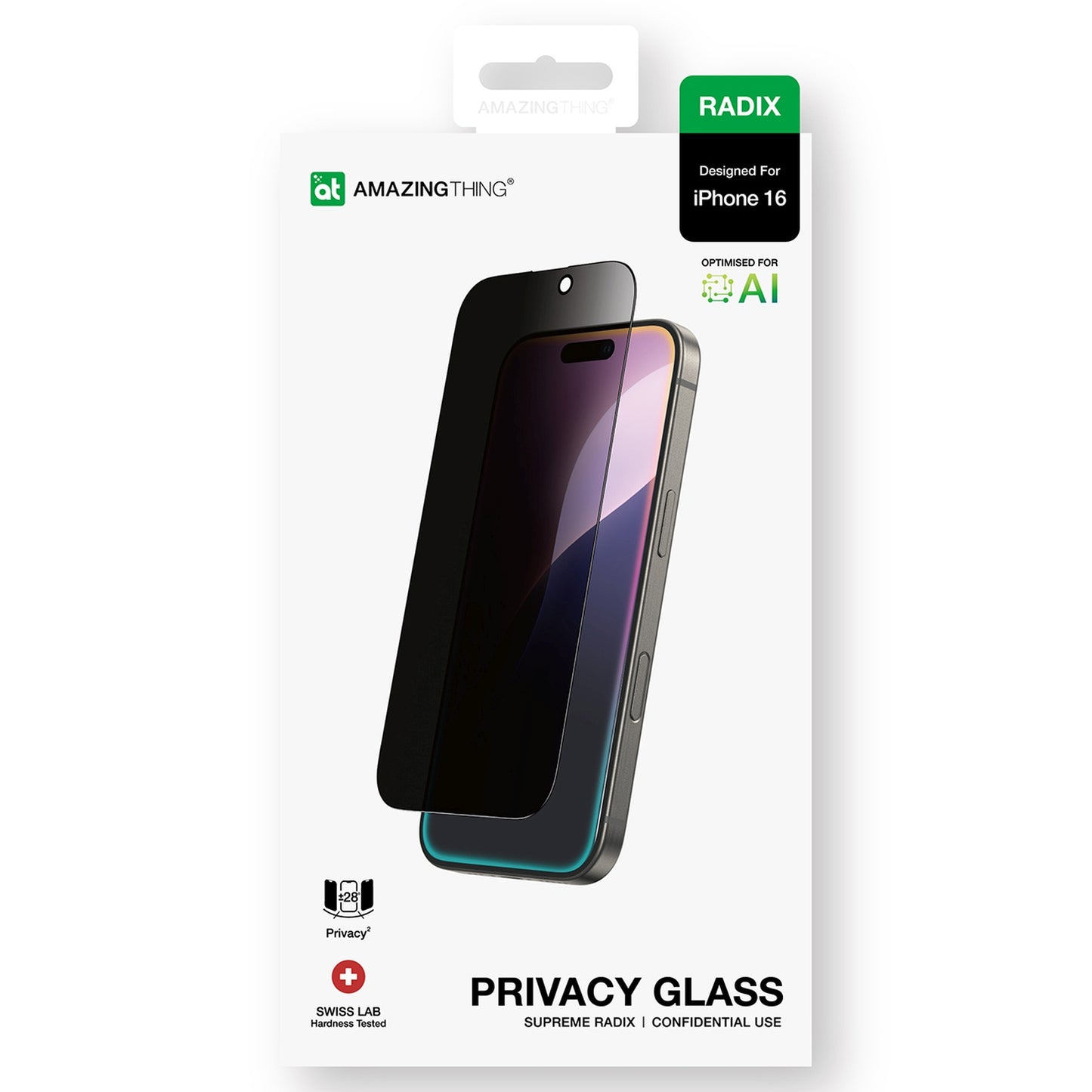 Retail Display Cases – Tempered privacy glass for iPhone 16 - Carlat