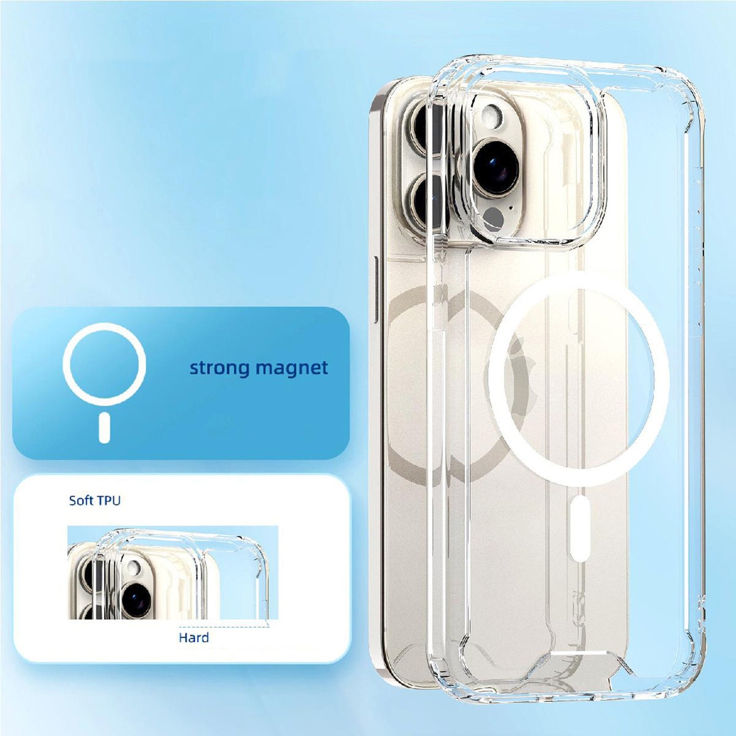 Retail Display Cases – iPhone 16 Pro Clear Corner Case - Carlat