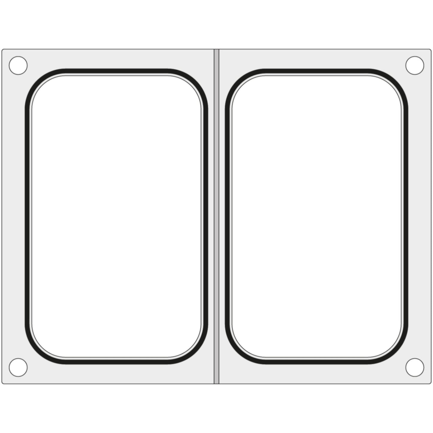 Retail – Matrix mold for Duni DF10 sealer for two - Carlat