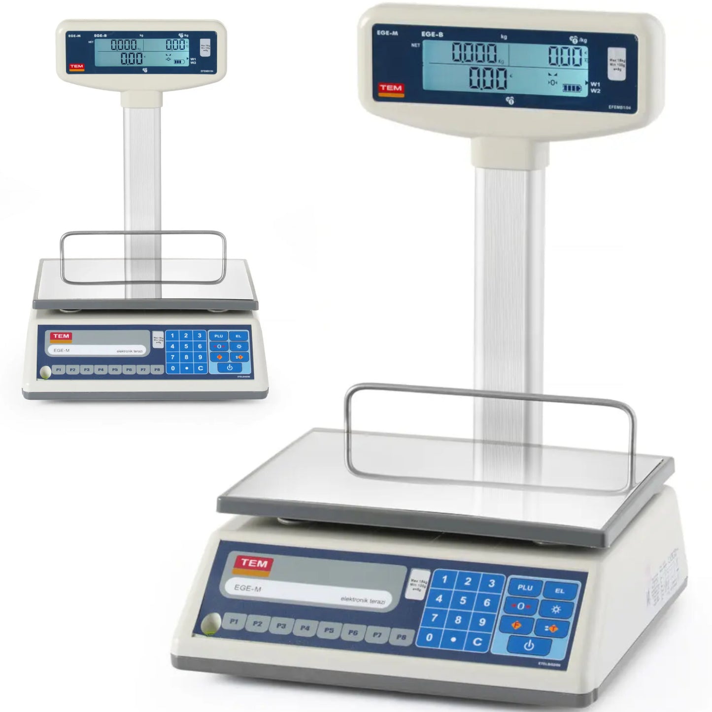 Retail – Postal store scale with legalization M 15 kg - Carlat