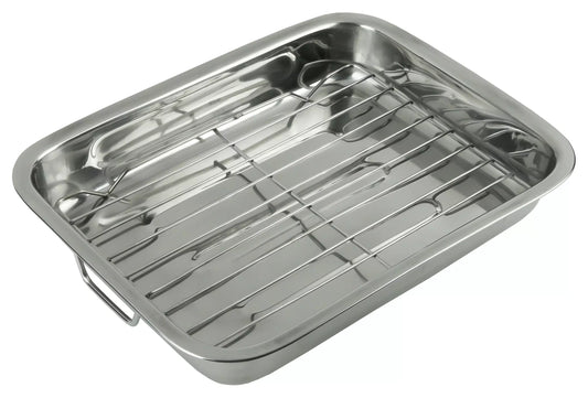 Roasting pans – Kinghoff 36-cm Roasting Pan with Rack - Carlat