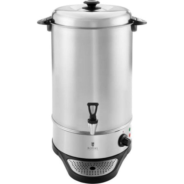 Royal Catering Electric Water Heater with Drip Mode, Stainless Steel, 230 V, 10 L - Carlat
