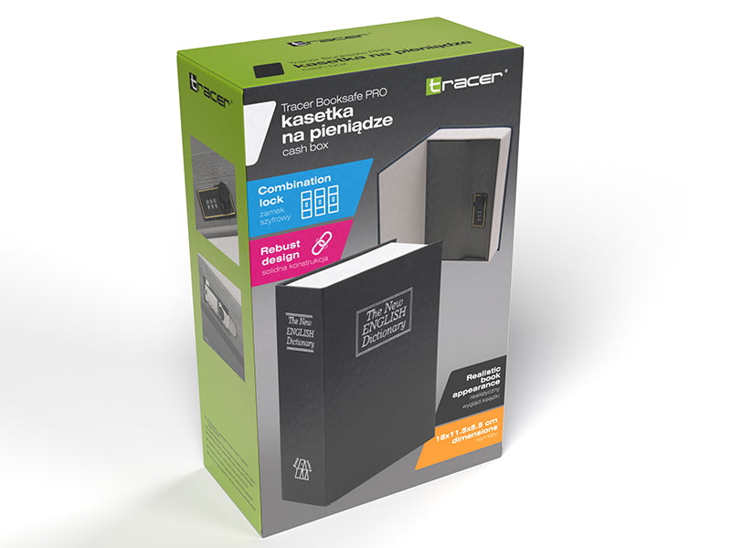 Safes and lockers for money – Tracer BookSafe Pro Money Box - Carlat