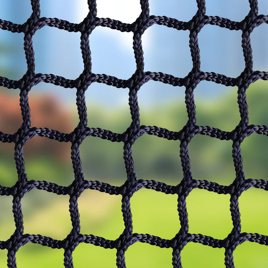 Safety Net for Children, Cat Net for Balcony, Polyester Protective Net, Bunk Bed Net, Fall Protection, Stair Safety Net, Railing Protection Net, Knotless Universal Safety Net, Black (1.5 x 2 m) - Carlat