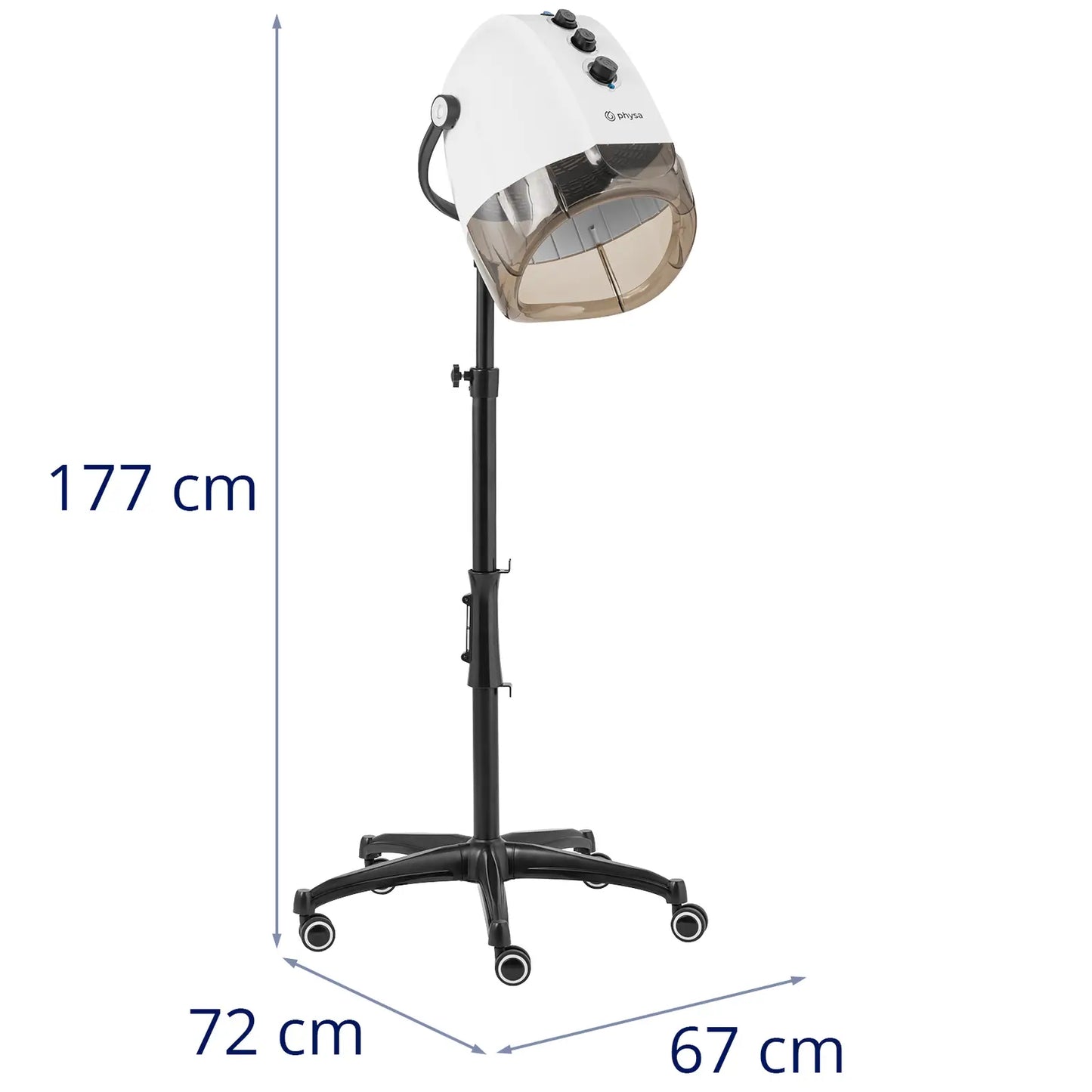 Salon Chairs – Helmet hair dryer with ionization, standing, 70 - Carlat