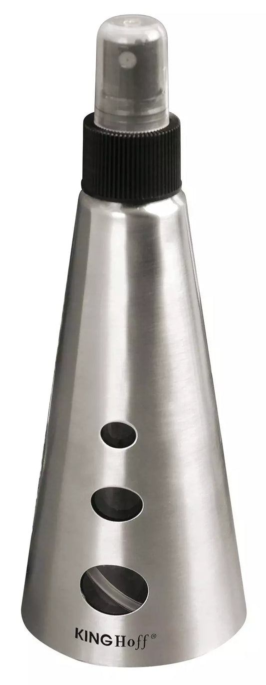 Salt shakers, pepper – Vinegar and Olive Oil Sprayer, Steel-Acrylic, Kinghoff - Carlat