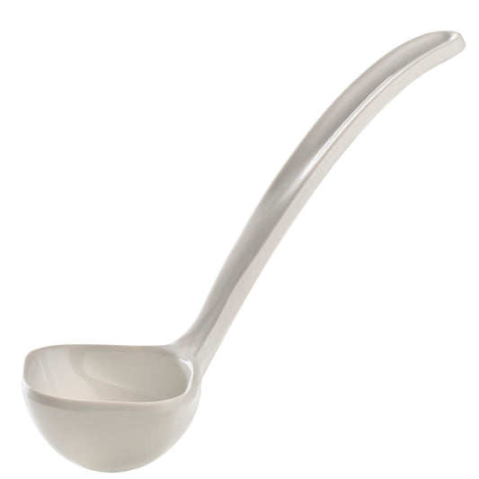 Serveware – Melamine sauce ladle capacity 0.4L length 170mm white - Carlat