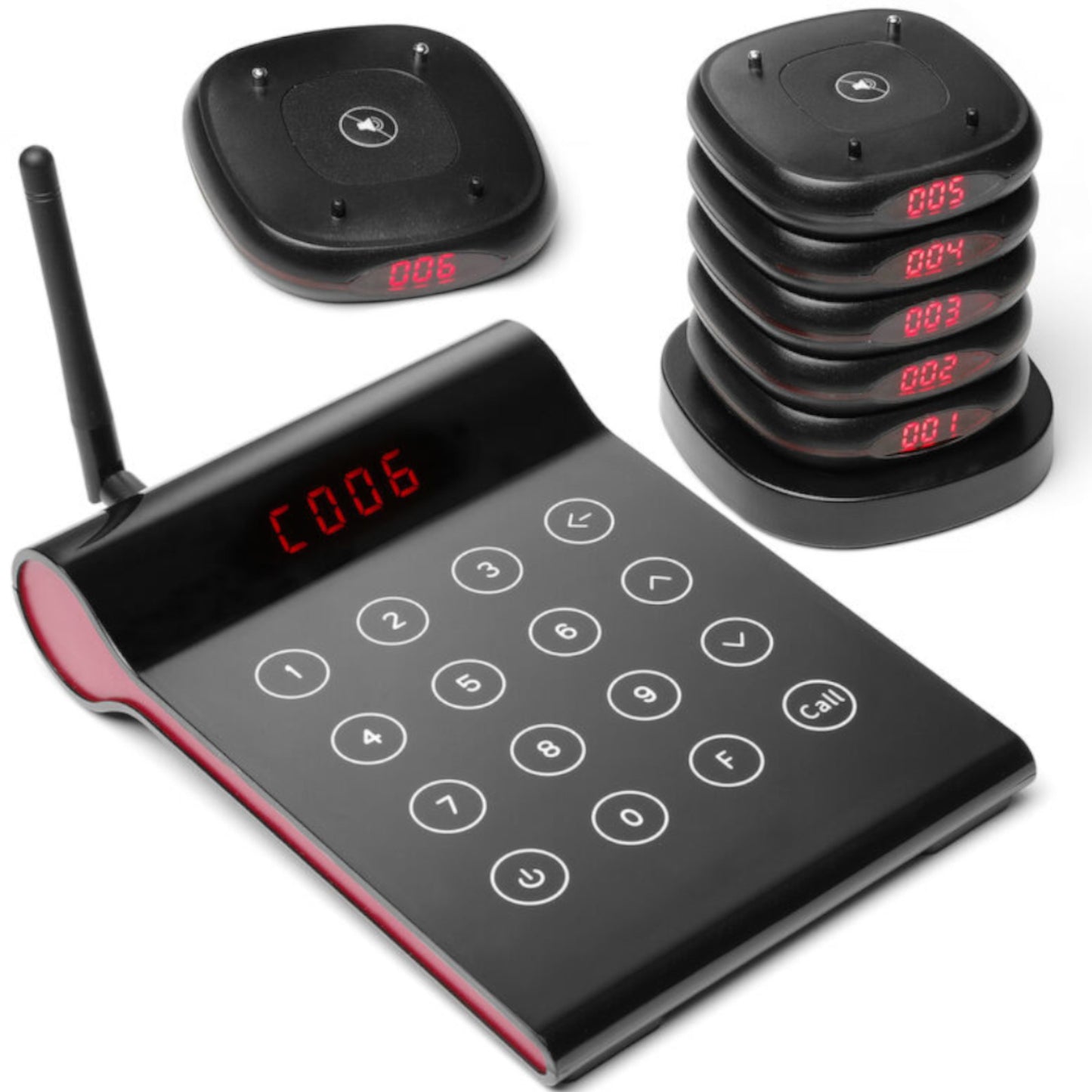 Serveware – Wireless restaurant paging system with 10 pagers - Carlat