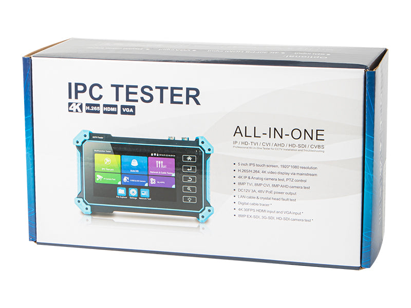 Service – 78-943# CCTV Tester for IPC-5100 Plus 8MP 4K Cameras - Carlat