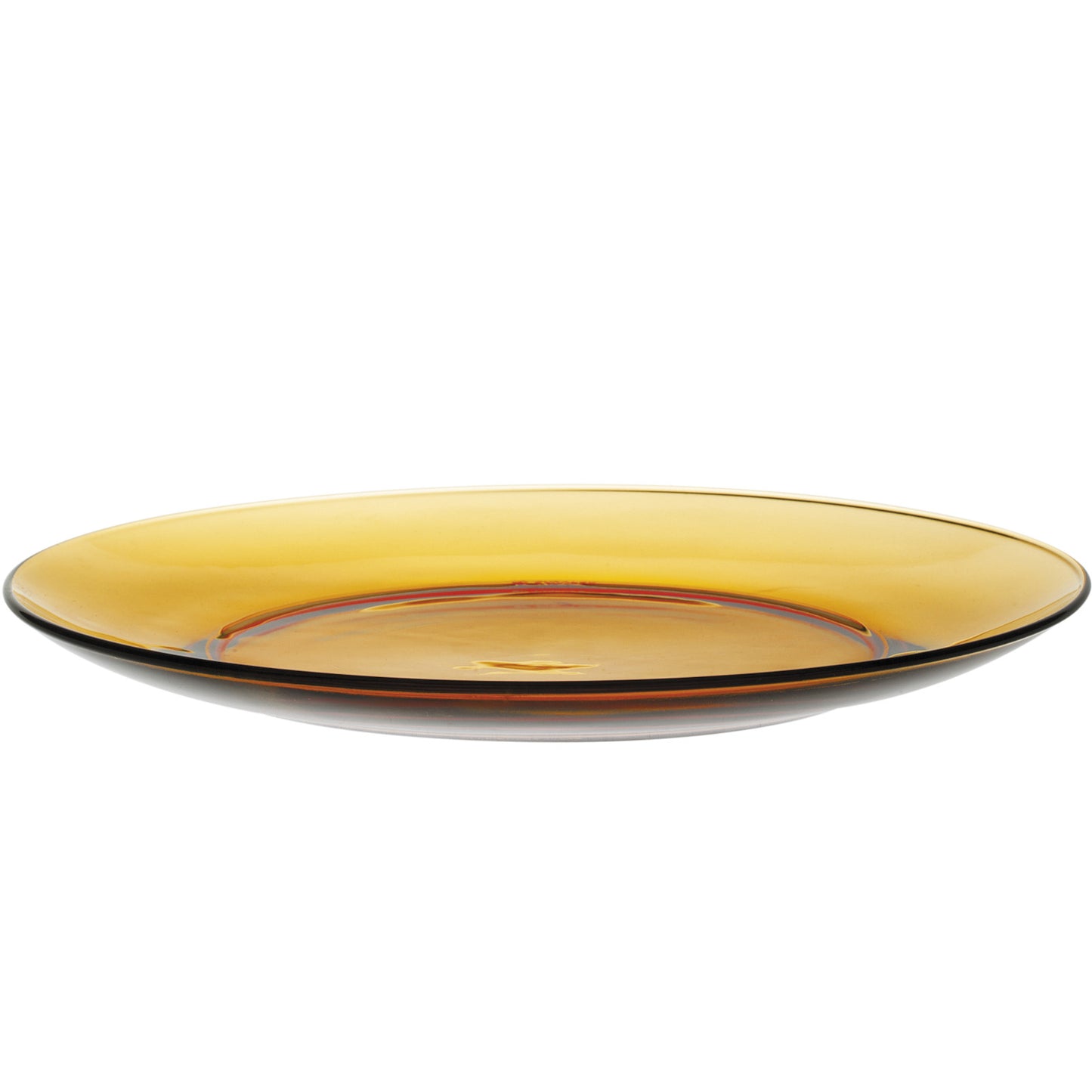 Serving Bowls – Duralex LYS AMBER dessert plate, orange, diameter - Carlat