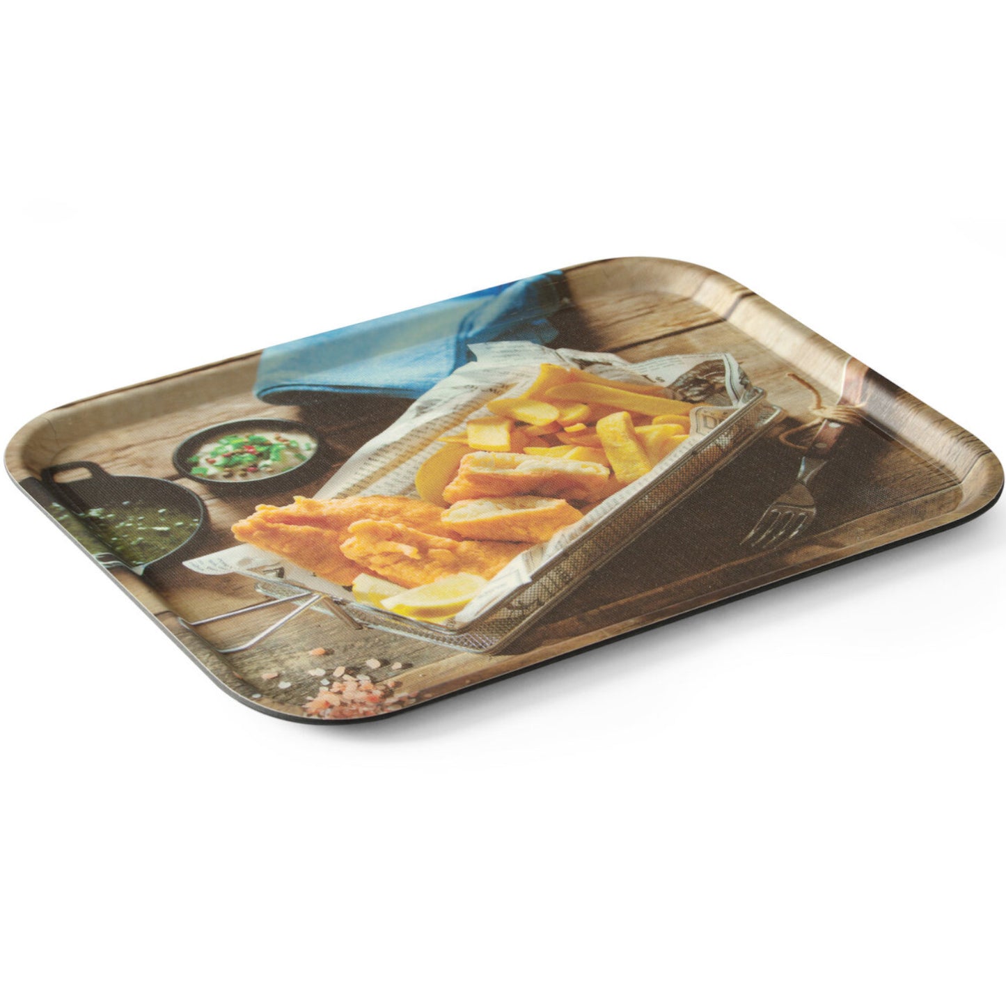 Serving Trays – Anti-slip tray for serving tasty fish chips - Carlat