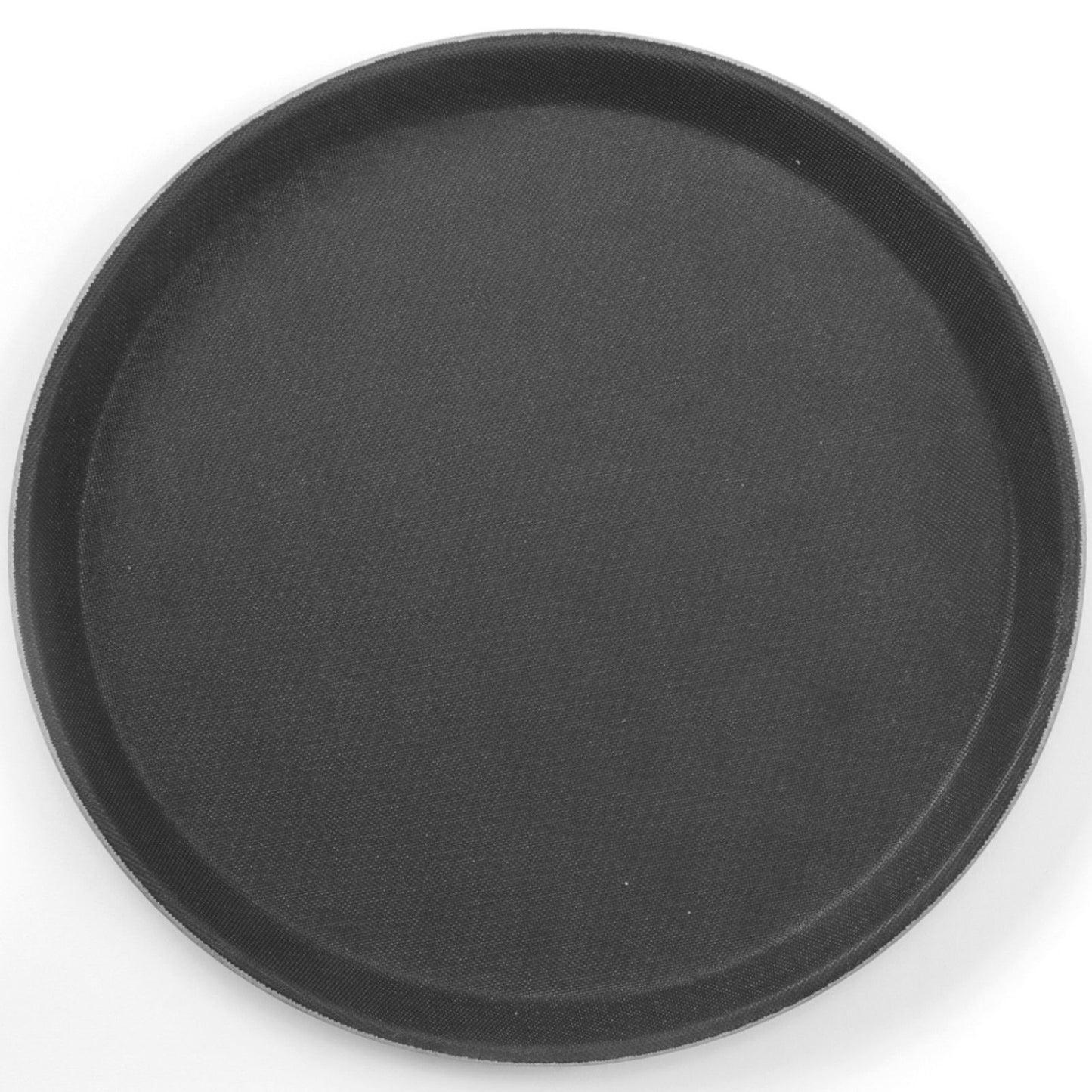 Serving Trays – Anti-slip waiter tray, round, diameter. 50cm black - Carlat