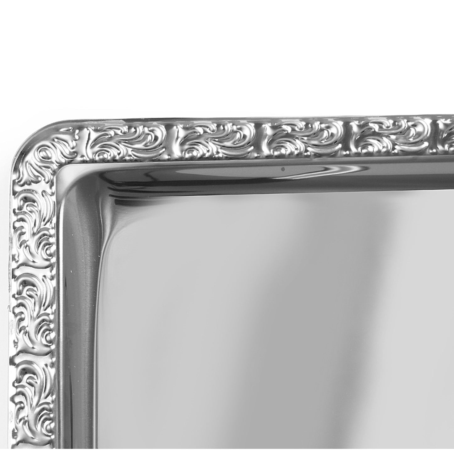 Serving Trays – Rectangular steel tray with decorative edge GN1/1 - Carlat
