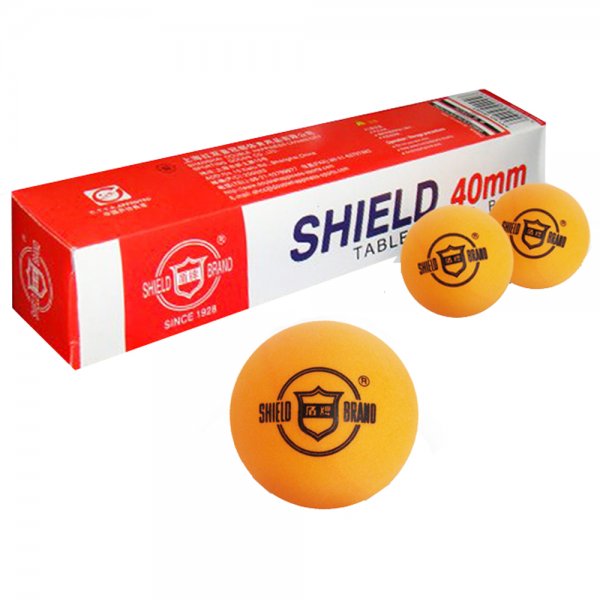 Shield Table Tennis Balls 6 pcs. orange / N / A - Carlat