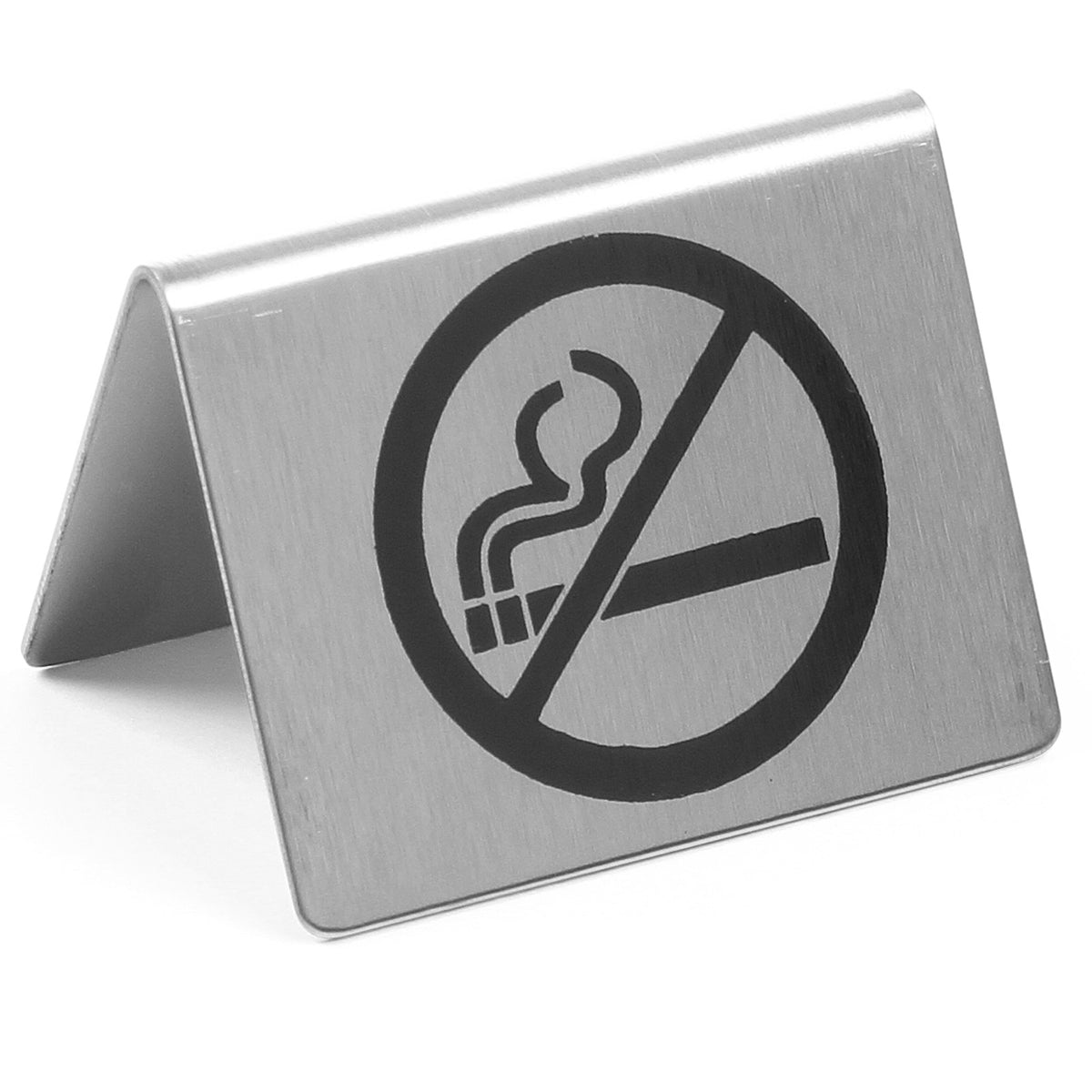 Signage – Information sign NO SMOKING, stainless steel - Hendi - Carlat