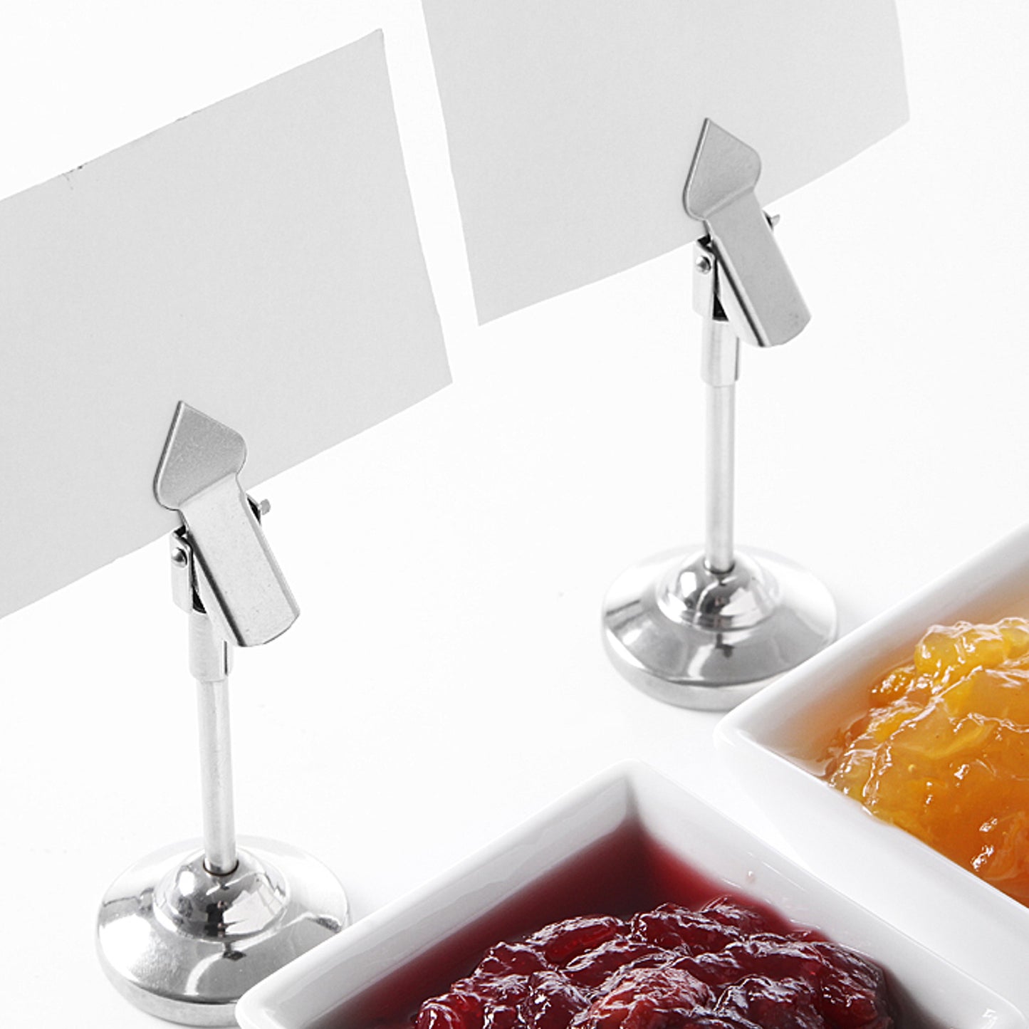 Signage – Information stand with a clip for a note - Carlat
