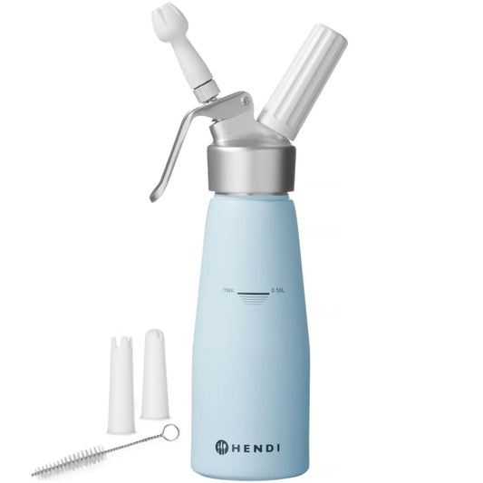 Siphon for whipped cream Blue 0,5 L - Hendi 975862 - Carlat