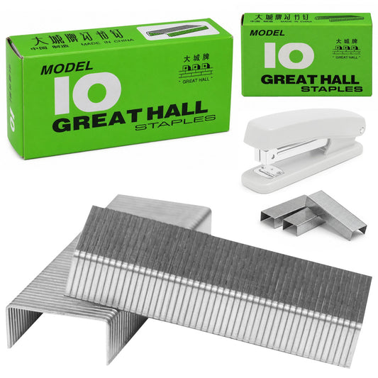 Small Metal Office Staples for a Stapler, 1,000 pcs., Grade 10 - Carlat